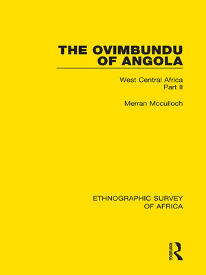 cover image of The Ovimbundu of Angola